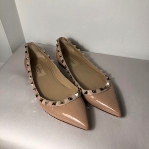#classic  Valentino ROCKSTUD BALLET FLAT